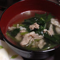 れんげ畑より。's cooksnap of when they made ◆ほうれん草と豚肉のコンソメスープ◆.