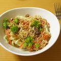 もんしゅしゅ's cooksnap of when they made 和えるだけ❀梅チーズクリームパスタ.