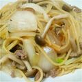 ちょこ＊＊'s cooksnap of when they made 簡単☆玉ねぎとしめじの和風スパゲッティ.