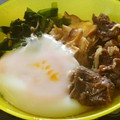 anjizi's cooksnap of when they made 半熟卵のすき煮.