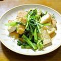 元気虫's cooksnap of when they made 和えるだけ！小松菜と厚揚げの和え物.