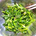 chaki★'s cooksnap of when they made 超〜簡単♪ほうれん草のおひたし♬♫.
