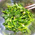 chaki★'s cooksnap of when they made 超〜簡単♪ほうれん草のおひたし♬♫.