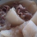 かずちゃんだよ。's cooksnap of when they made 牛すじとかぶの煮もの.