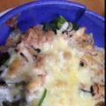 ふーちゃん（紫）'s cooksnap of when they made ほうれん草のチーズ焼き♪.