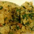 あみ1011's cooksnap of when they made ほうれん草チャーハン.