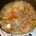 やしゅう's cooksnap of when they made 甘辛☆牛肉と根菜のスープ.