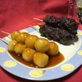 nonn＋。's cooksnap of when they made ヘルシーみたらし団子（米粉使用）.