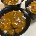 papikun's cooksnap of when they made 何故かたまに食べたくなるカレー丼.