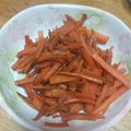 真梨沙's cooksnap of when they made 超簡単☆3stepでにんじんのきんぴら.