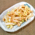 ★miya★'s cooksnap of when they made 母の味☆白菜と油揚げの炒め物.