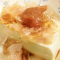ニャーコ♪'s cooksnap of when they made レンジで簡単♪あったか豆腐☆梅かつお味.