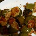 料理苦手なのに's cooksnap of when they made ピーマン肉詰めをフワフワに作ろう！.