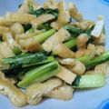 もひこママ's cooksnap of when they made 小松菜と油揚げの超簡単スピード１品.