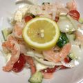 ちゃーこのしっぽ's cooksnap of when they made エビとトマトのカラフルサラダ♪混ぜるだけ.