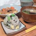⁂山暮らしわんこ⁂'s cooksnap of when they made 妊娠、授乳に！枝豆チーズの昆布おにぎり.