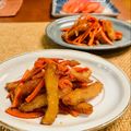 sorakaya's cooksnap of when they made 人参とさつま揚げのきんぴら.