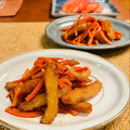 sorakaya's cooksnap of when they made 人参とさつま揚げのきんぴら.