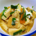 あかふぅ's cooksnap of when they made 超簡単！栄養満点★厚揚げとにらの卵とじ　.