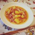 eri7a's cooksnap of when they made ﾍﾞｰｺﾝで肉じゃが風.*゜.
