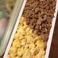 piy_cafe＊'s cooksnap of when they made ヘルシー！！レンコン入り鶏そぼろ弁当.