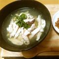 もぐドン's cooksnap of when they made 〆の一品＊〜ささみ汁飯〜＊.