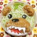 シャンプーハット's cooksnap of when they made キャラ弁　メロン熊.