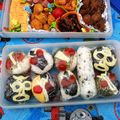 zhouyouji's cooksnap of when they made キャラ弁★ｼｮｯｶｰ＆仮面ﾗｲﾀﾞｰ１号.