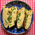 キンキキ's cooksnap of when they made ピーマンと柚子胡椒の卵焼き.