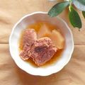 しやわし's cooksnap of when they made 牛すじと大根のスープ.
