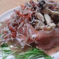ひよじる's cooksnap of when they made 水菜としらすのサラダ－梅肉ドレッシング－.