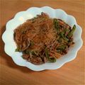 pokachan's cooksnap of when they made ＊春雨の炒め物＊チャプチェ＊.