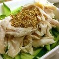 うどん315's cooksnap of when they made ◆水菜ときゅうりの棒棒鶏風サラダ♬.