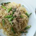 とむとむぷりん's cooksnap of when they made アスパラとツナのペペロンチーノ.