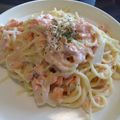 mmchw2002's cooksnap of when they made ♥サーモンと玉ねぎのクリームパスタ♥.