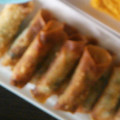 ourur's cooksnap of when they made 簡単*えのきとカニカマの巻揚げ.
