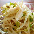 ゆきうさぎ堂's cooksnap of when they made 塩ささみともやしの油和え.