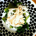 かとうねこ's cooksnap of when they made 春菊とささみのおひたし.