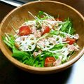 eternity7's cooksnap of when they made 水菜サラダ♪ナッツゴマだれ.