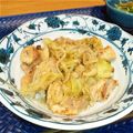 かなめカンタービレ's cooksnap of when they made 鶏モモとキャベツの塩麹炒め.