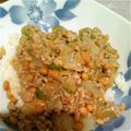 ﾓﾓ姫's cooksnap of when they made 簡単☆そぼろ納豆丼.