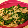 モモシキ's cooksnap of when they made 簡単！わけぎと豚肉の酒蒸し.