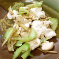 fukudoru's cooksnap of when they made セロリとささみの生姜炒め.