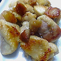 ne-ne's cooksnap of when they made めんつゆ&わさびで☆簡単焼き鳥風.