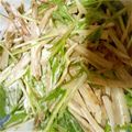 かなーきょ's cooksnap of when they made 水菜とごぼうのサラダ.