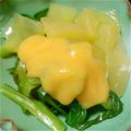NIUD's cooksnap of when they made 刺身こんにゃくと分葱の辛し酢味噌和え.