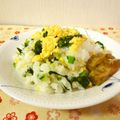 ローズレース's cooksnap of when they made 菜の花ごはん.