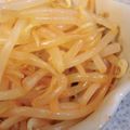 ニャーコ♪'s cooksnap of when they made 甘酸っぱ～～ピリっともやし☆.