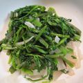 daikanon's cooksnap of when they made せりと大根のおひたし・・・.