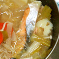 ぴーちゃんぱぱ's cooksnap of when they made 石狩鍋＠我が家風.